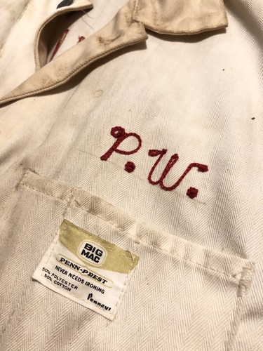 Vtg Big Mac Penn Prest Coveralls Taylors Fire Department Chain Stitched Workwear - 第 4/8 張圖片