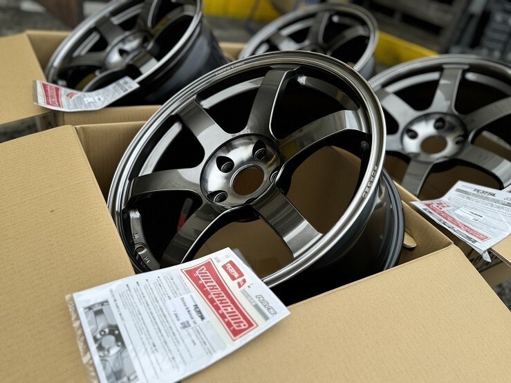 JDM RAYS TE37 SAGA SL 18inch 120x5 Set4 Wheels japan Racing New