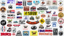 1966-1977 Ford Bronco classic vintage 1st Gen racing baja Stroppe sticker decal