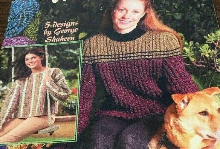 Suéter hecho en casa Crochet ASN American School of Needlework 5 patrones para mujer  Foto 3 de 4