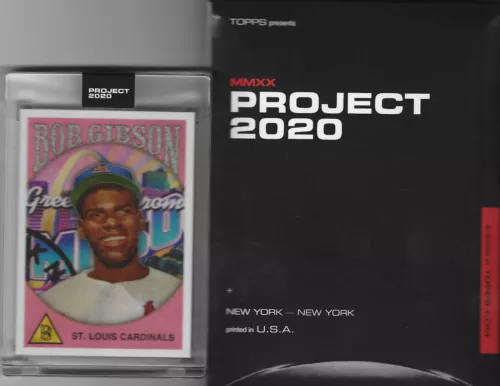 Topps Project 2020 Bob Gibson Ben Baller #249 PR 5,089
