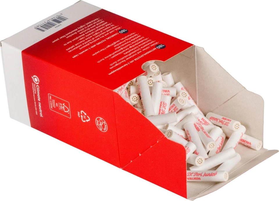 2x 180 Dr. Perl Junior 9mm Aktivkohlefilter = 360 Filter Sparset Vauen JUMAX - Bild 3 von 3