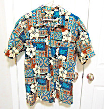 Hawaiian Shirt Mens Beach Casual Button Down Short Sleeve Floral Size XL