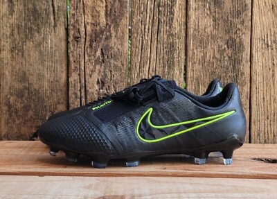 Nike Phantom Venom Elite FG Soccer Cleats Black Volt AO7540 007 Men 5/Woman 6.5