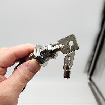 Fort MFSW3 1138 Momentary Switch Lock Tubular Keyed Different Bright Nickel