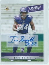 IRV SMITH JR. 2019 PANINI PRESTIGE XTRA POINTS AUTO RC #233