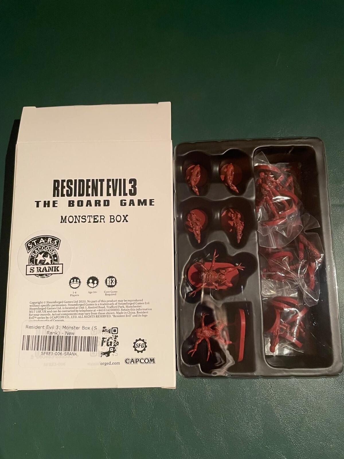 Resident Evil 3 The Board Game Monster Box S Rank Pledge Kickstarter