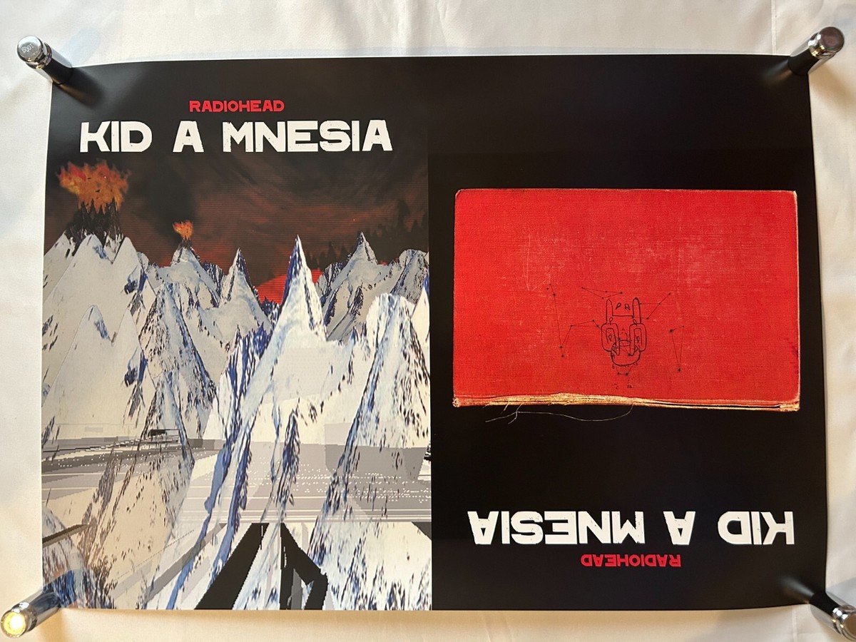 【額縁付き】Kid A Radiohead レディオヘッドA2ポスター Radiohead ”Kid A” 額入りポスター - アンティーク、ビンテージ
