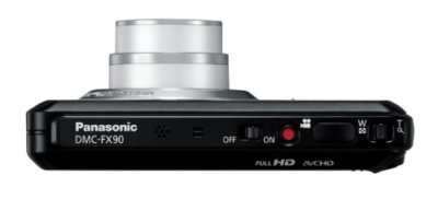 Panasonic Digital Camera Lumix 12.1 MP Wi-Fi Black DMC-FX90