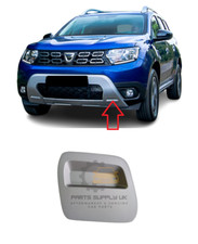 Neu Für Dacia Duster 17-23 Vorne Stoßstange Anhängerkupplung Deckel Silber Links