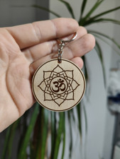 Mindfulness NAMASTE Keyring Gift Wellbeing present for him or her