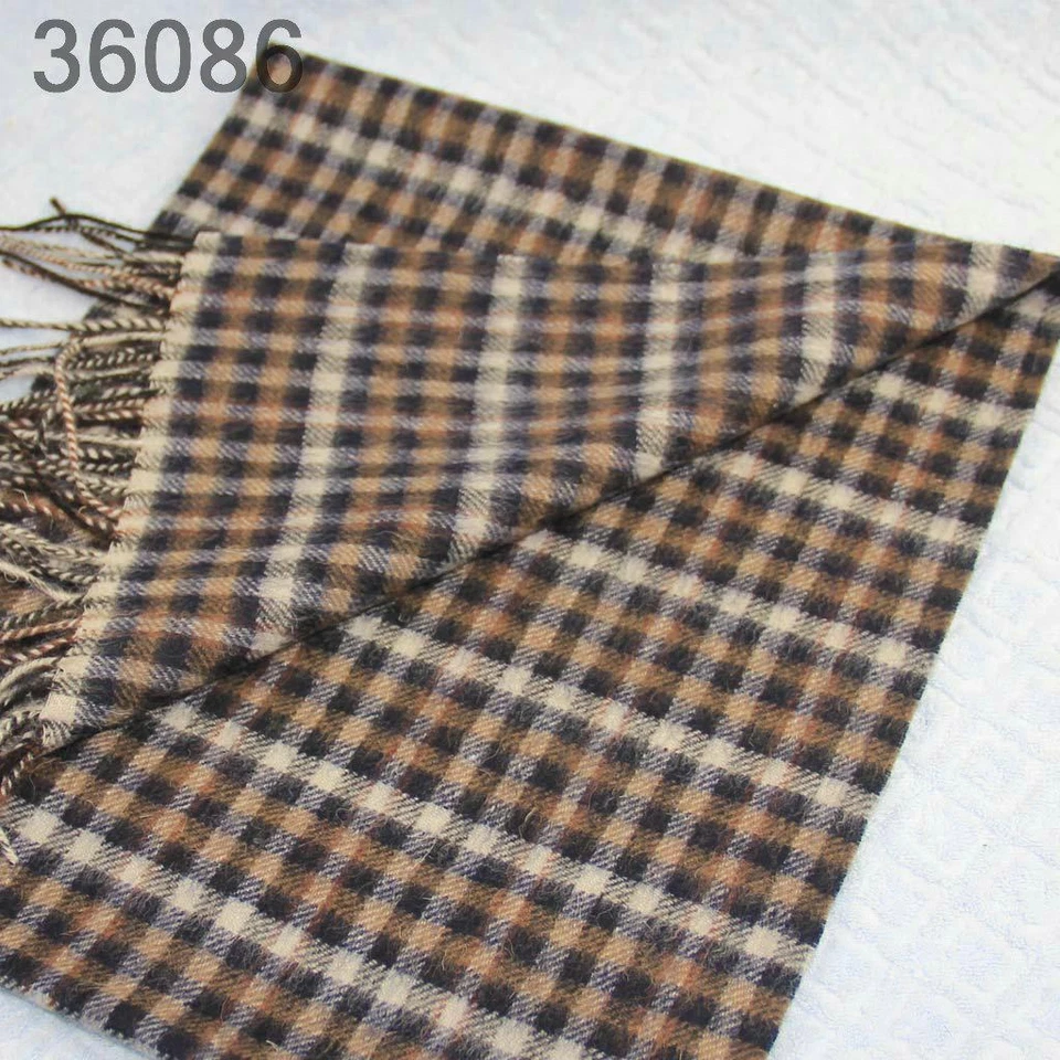 Sale New Vintage Mans Cashmere Wool Warm Striped Scarves Scarf GIFT 2055 - Image 3 of 4