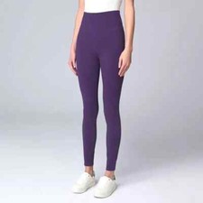 Simply Vera Vera Wang Nita Plum Live-In Shaping High Rise Leggings - Size S/M/XL