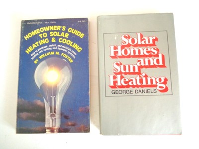 Solar Homes & Sun Heating and Homeowner's Guide to Solar Heating How to Set of 2