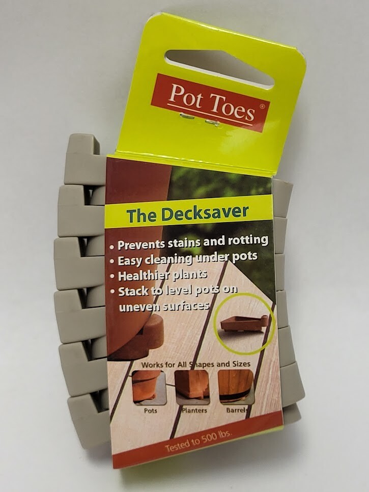 6 Terracotta Flower Plant Vegetable Pot Feet Drainage Risers Toes Deck