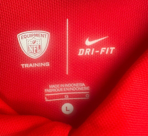 Nike Dri-FIT New England Patriots Polo Shirt - Large - Red - On Field Apparel - Picture 2 of 9