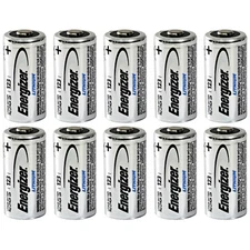 10 x CR123 Energizer 3V Lithium Batteries (CR123A, DL123, 123, EL123, CR17345)