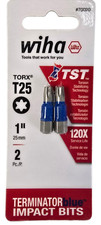 Wiha 70020 Terminatorblue Impact Bit Torx T25...