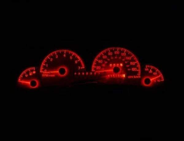 1998-2003 Pontiac Grand Prix METRIC KMH White Gauges - Image 4 of 4