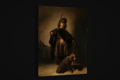 Rembrandt - Portrait of the Artist in Oriental Costume - Paper or Canvas