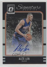 2016 Panini Donruss Optic Signature Series Holo Silver Prizm Alex Len Auto fl4