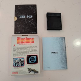 Illusions - (Colecovision, 1984) Box, Manual, Key, & Cartridge 