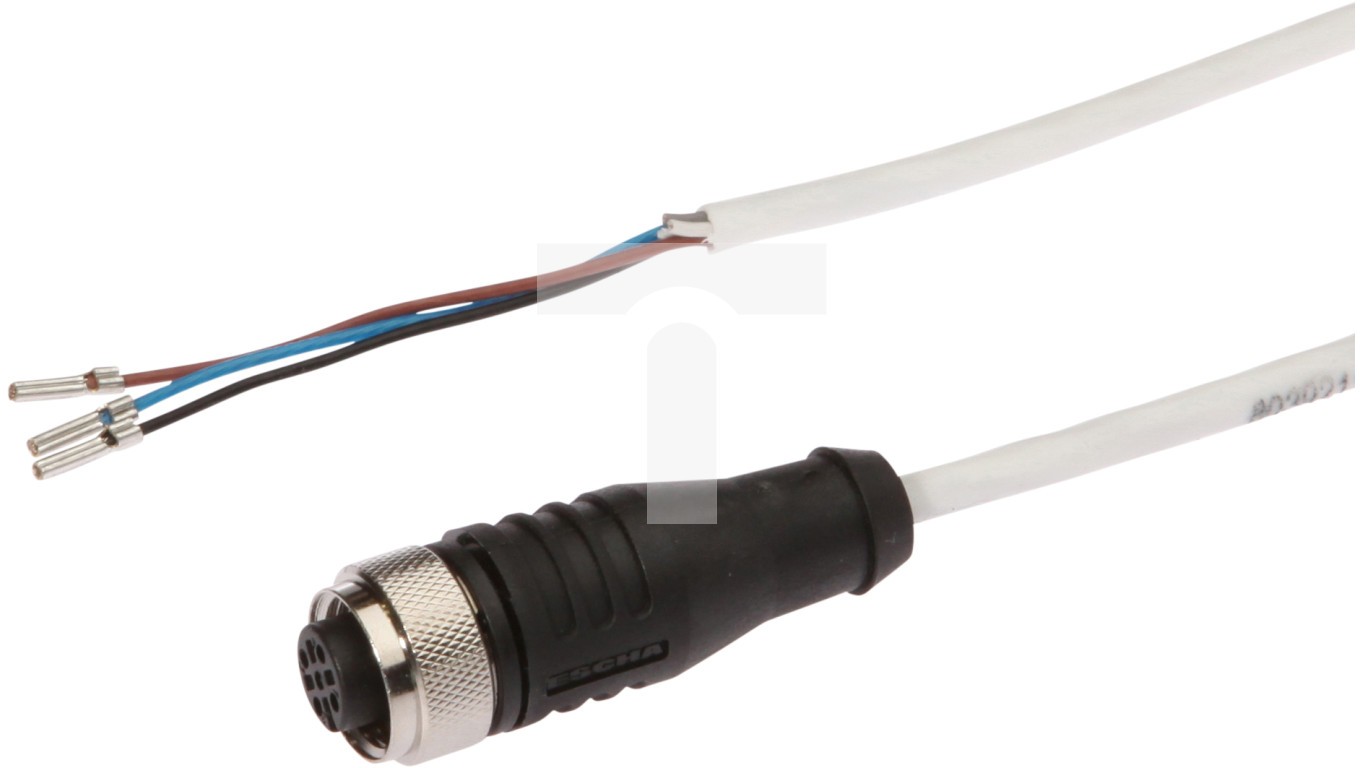 Interconnect Cable, 2m, M12 Female (Female) 3-PIN VK20H025