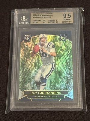 2024 Totally Certified Peyton Manning Platinum Mirror Camo Jersey # 18/35 Colts