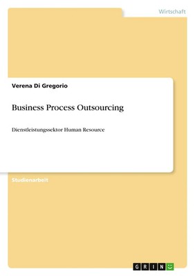 Verena Di Gregorio | Business Process Outsourcing | Taschenbuch | Deutsch (2010)