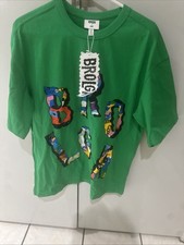 Men's Classic-Fit Polo Bear Vacation T-Shirt- Green Mens Medium