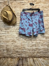 SAXX Oh Bouy 2N1 Volley 7 Swim Shorts Tropical Space Men  s 34