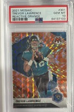 Trevor Lawrence [Reactive Yellow Mosaic] #301 Prices | 2021 Panini