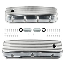 For Big Block Chevy Bbc 396 427 454 502 V8 Aluminum Polished Tall Valve Covers