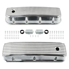 For Big Block Chevy BBC 396 427 454 502 V8 Aluminum Polished Tall Valve Covers