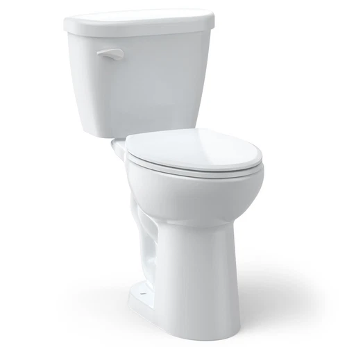 Two-Piece Elongated Toilets, Comfort Height Toilets with 19" Extra Long Bowl ...