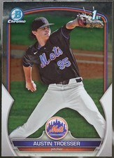 2023 Bowman Draft #BDC-176 Austin Troesser Chrome Baseball EX