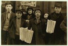 Foto: Harry Connecticut 1909 Newsboys Joseph De Lucco Newspaper Boys