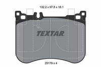 Bremsbelagsatz Scheibenbremse Textar 2517901 FüR Sl Mercedes Klasse W222 V222