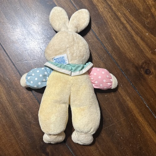 Vintage Eden Baby Plüschhase Kaninchen Pastell Osterei gepunktet Liebesspielzeug 11 Zoll - Bild 8 von 13