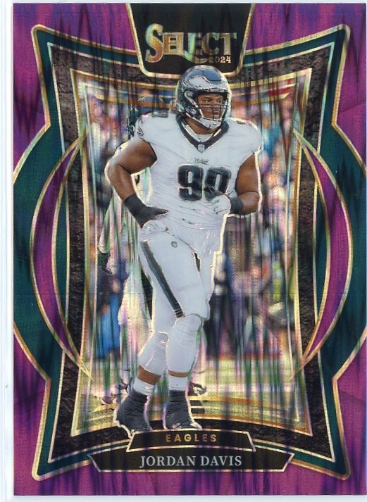 2024 Panini Select - Purple Shock Concourse - Jordan Davis #72 /360