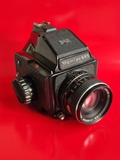 Mamiya M645J 120 Camera w/ 80mm f/2.8 Lens & Metered Prism Eye Level finder