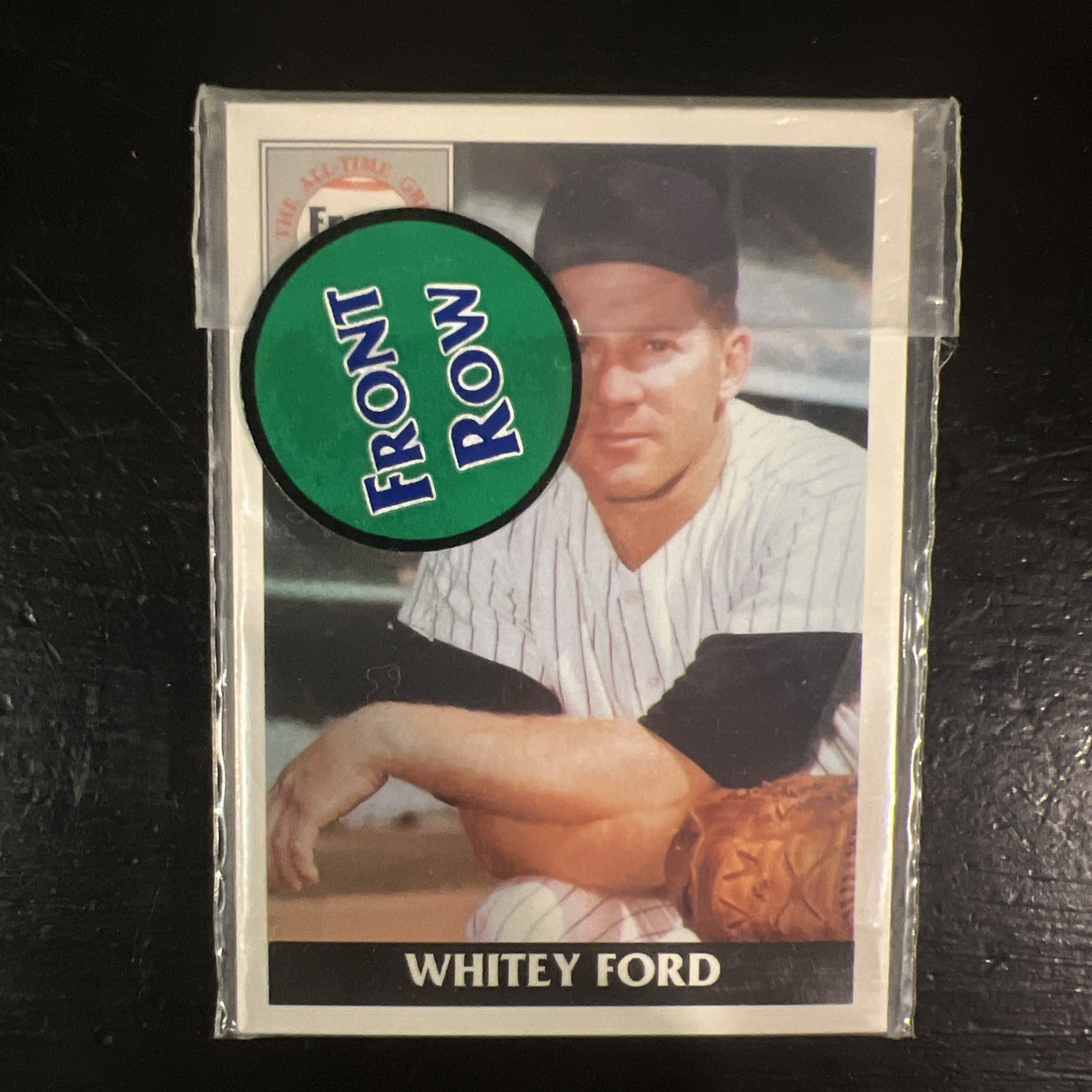 1992 All-Time Greats Series Front Row Baseball Card Set #5 Whitey Ford w/COA