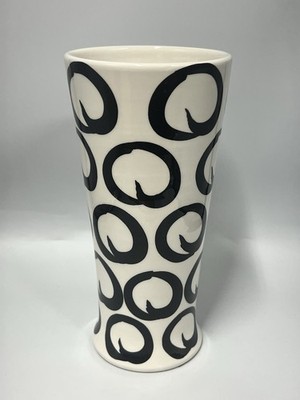 Vintage Bitossi Flavia Montelupo OMEGA Vase Crate & Barrel Cylinder Corso Como