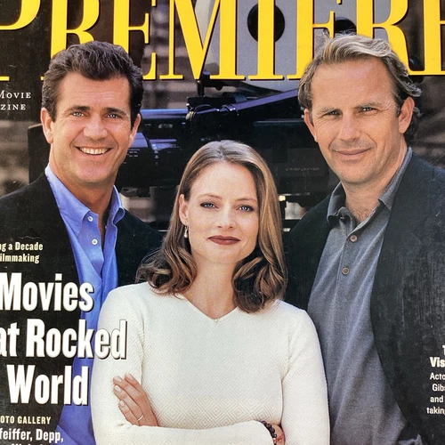 Premiere Magazine 1997 Gibson Foster Costner 10th Anv Issue Hanks Hurt Bridges
