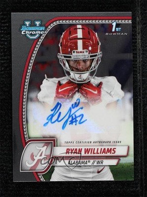 2024 Bowman U Chrome Prospect Ryan Williams #PA-RWI Auto 16wc