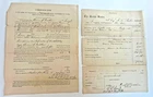 2 1863 Civil War Disability Discharge Cert/Payment Fredericksburg Gettysburg