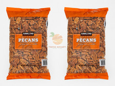 2 PACKS- Kirkland Signature Shelled Pecan Halves Nuts Total 4 Lb