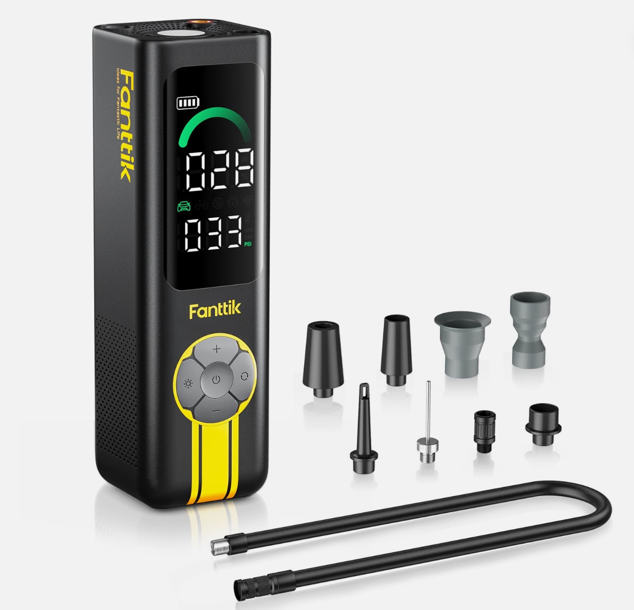 Fanttik X10 Cross Tire Inflator Portable Air Compressor, Fast Inflation/Deflatio
