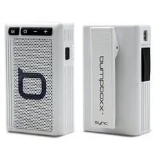 Bumpboxx Retro Pager Beeper Bluetooth Speaker White Waterproof IPX6 8W