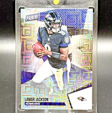 Lamar Jackson 2021 Panini The National Escher Squares #'d 09/10 SSP RARE Ravens